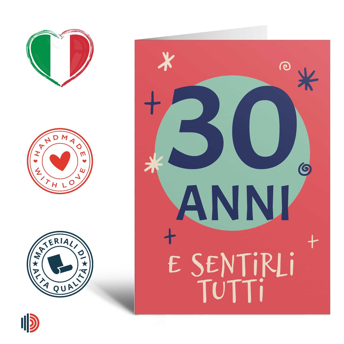 biglietto auguri compleanno divertente 30 anni