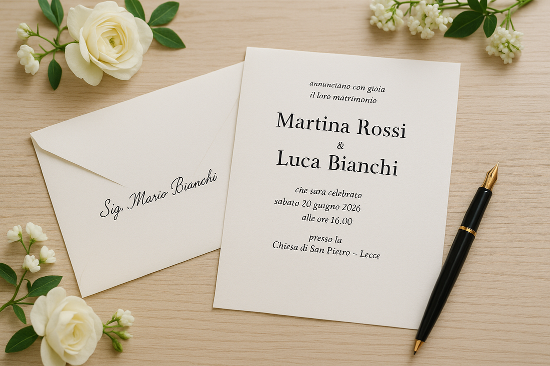 Cosa scrivere sulle partecipazioni di matrimonio: guida completa con esempi