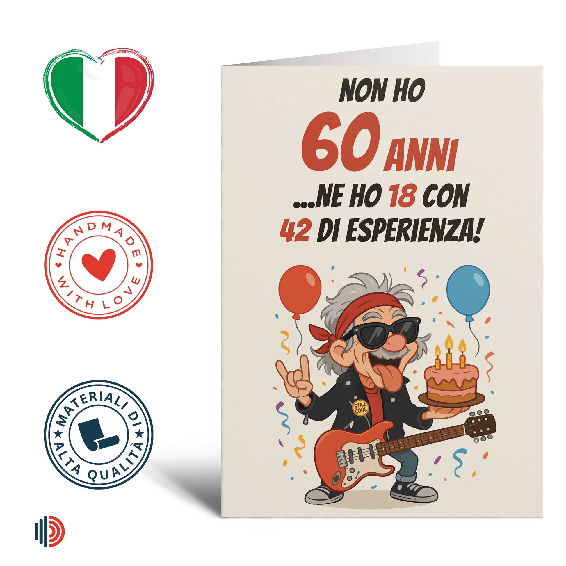 biglietto auguri 60 70 80 anni divertente