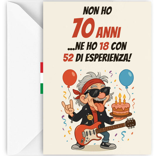 biglietto auguri 60 70 80 anni divertente