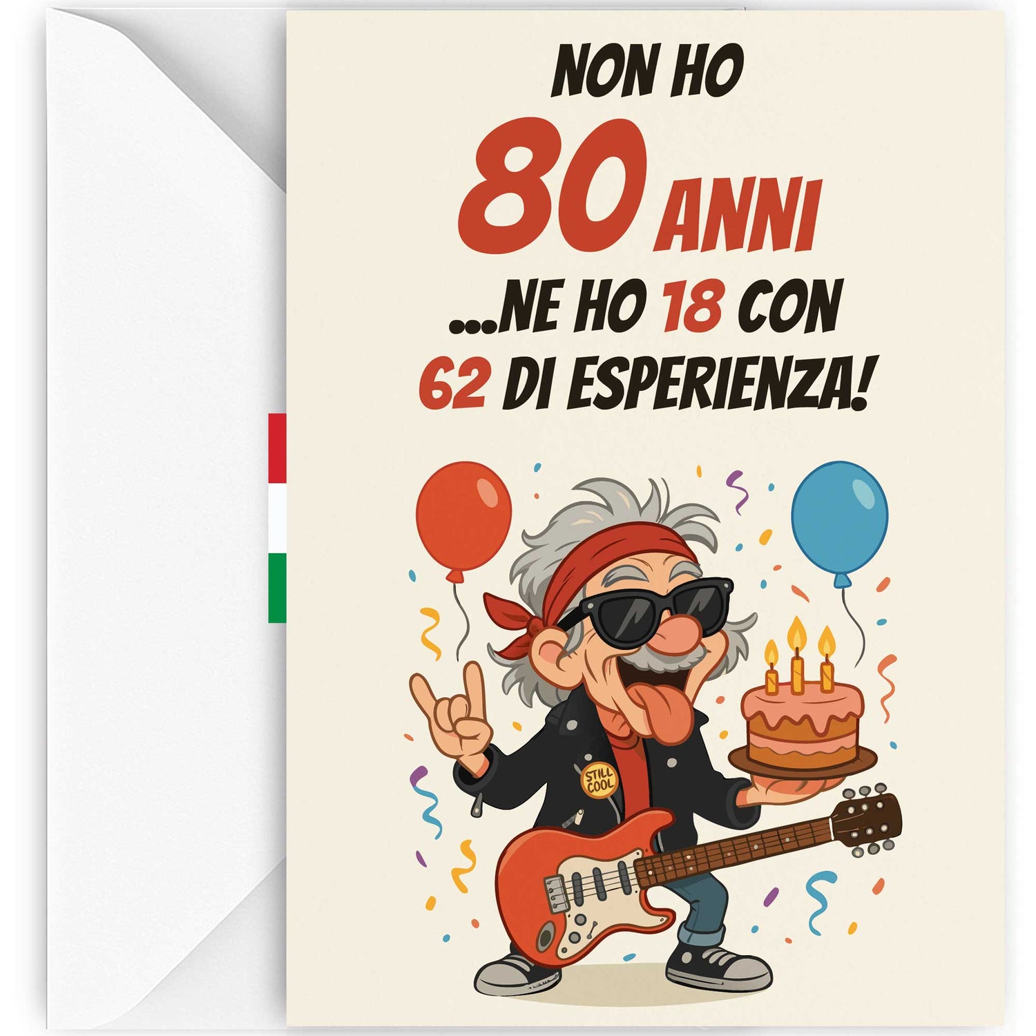 biglietto auguri 60 70 80 anni divertente