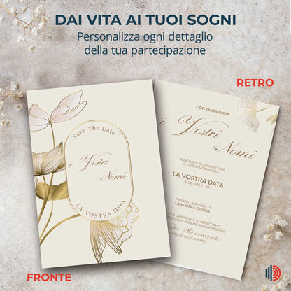 Partecipazioni Matrimonio Personalizzate - Linea Essential WI-8