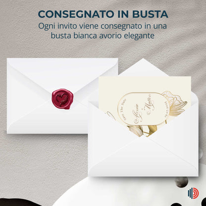 Partecipazioni Matrimonio Personalizzate - Linea Essential WI-8
