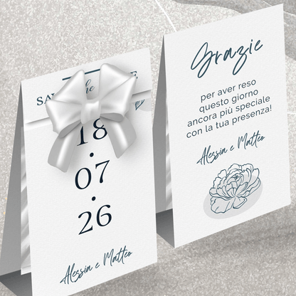 Porta Confetti Segnaposto Matrimonio Coordinato personalizzabile