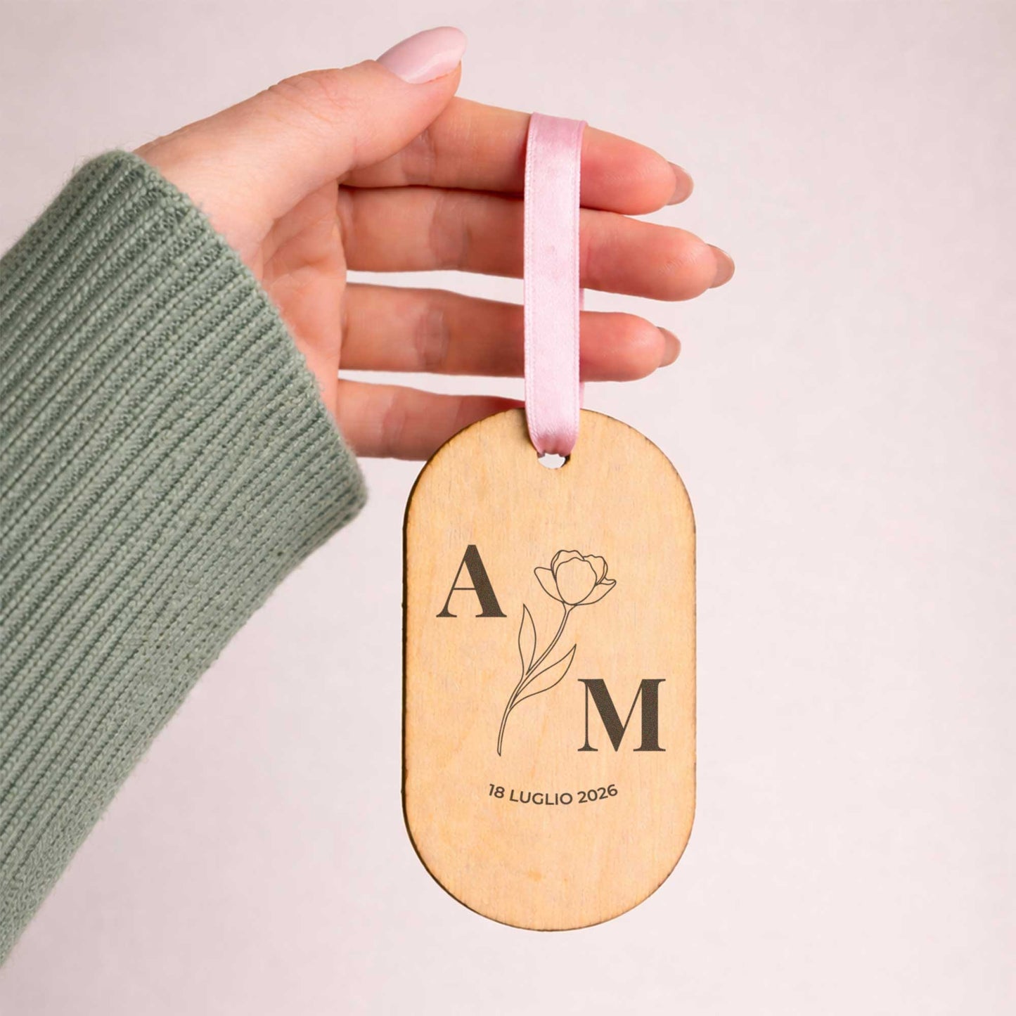 segnaposto matrimonio personalizzato in legno profumatore cassetti profumo bucato