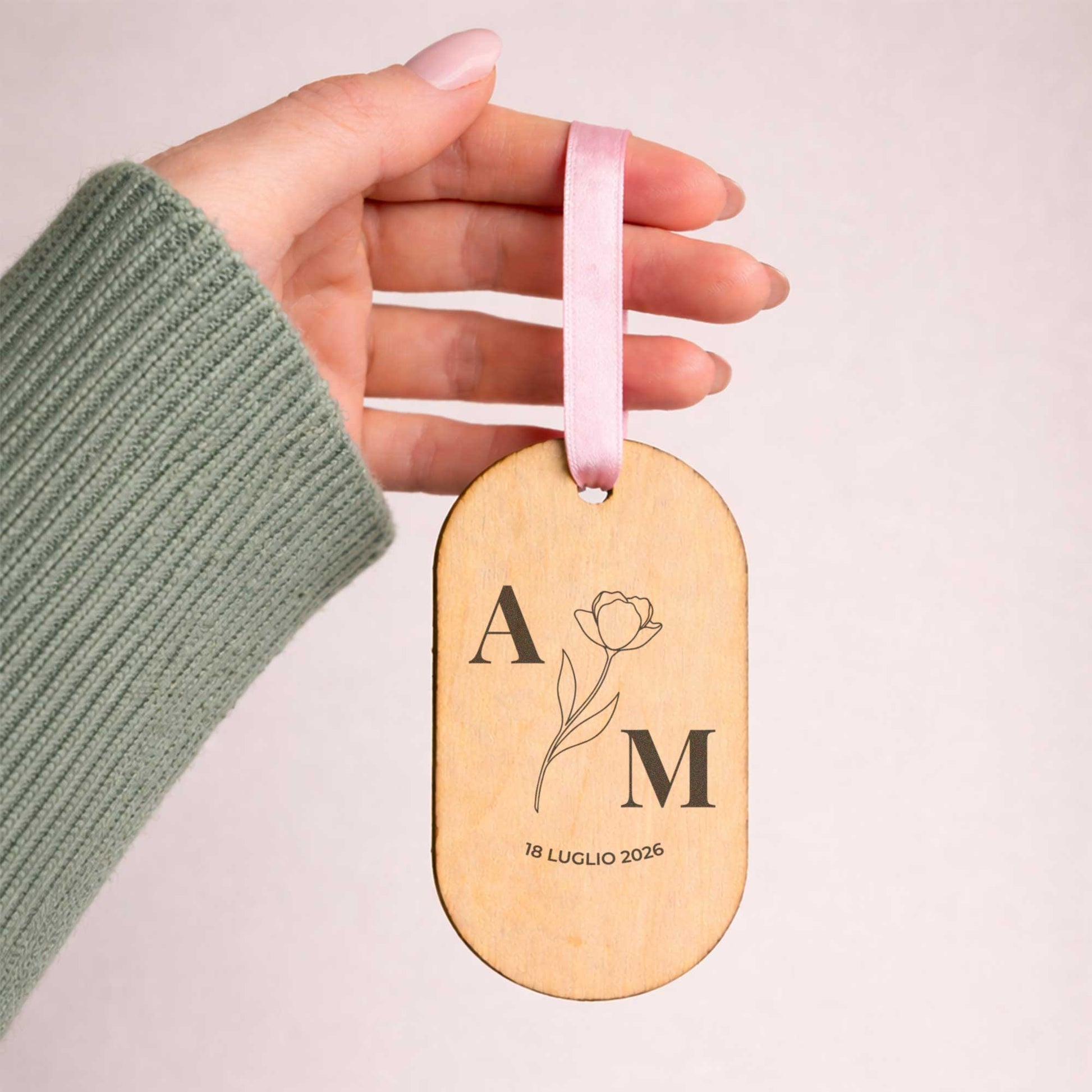 segnaposto matrimonio personalizzato in legno profumatore cassetti profumo bucato